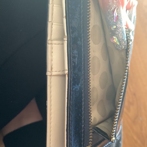 Shimmery Dark Blue Wallet - Picture 3 of 10